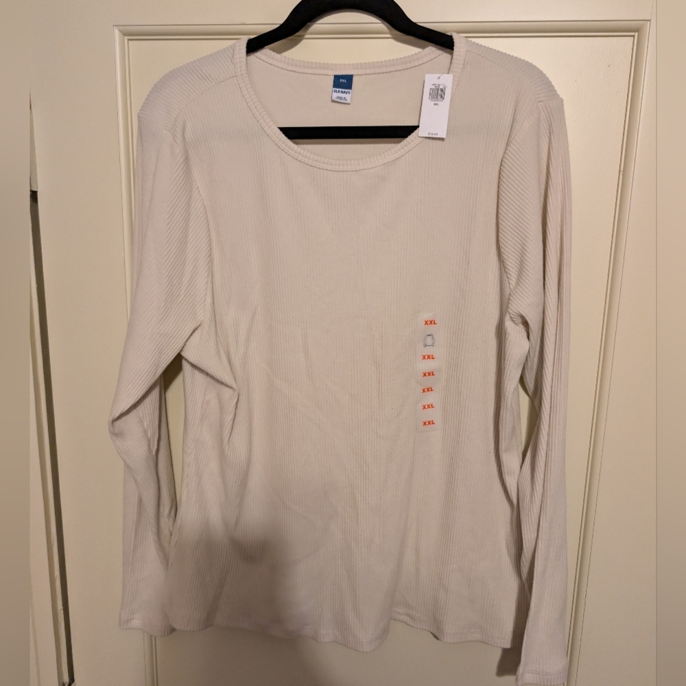 NWT Old Navy XXL Ribbed Long Sleeve Shirt